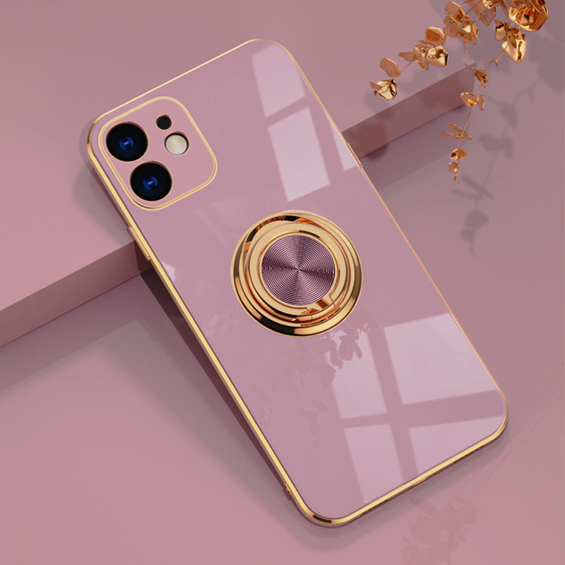 Electroplating Car Magnetic Mobile Phone Case - HZ Mobile