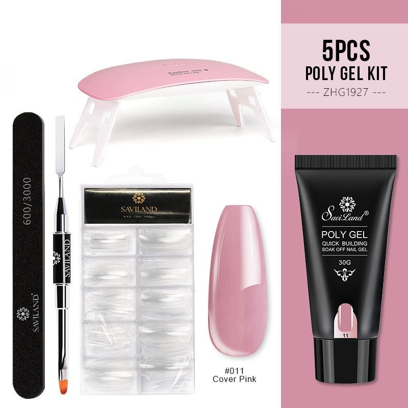 Quick Crystal Nail Extension Gel Set – Easy Builder Gel Kit for DIY & Salon Manicure - HZ Mobile