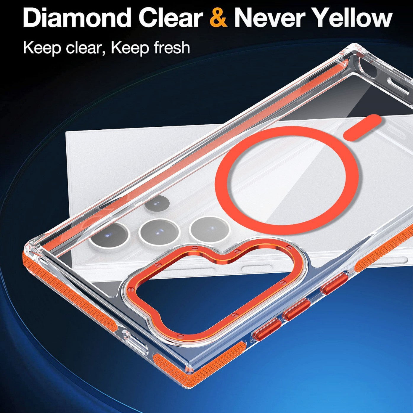 Two-Tone Magnetic Case for Samsung Galaxy S25 Ultra – Colorful Hardware Protective Cover - HZ Mobile
