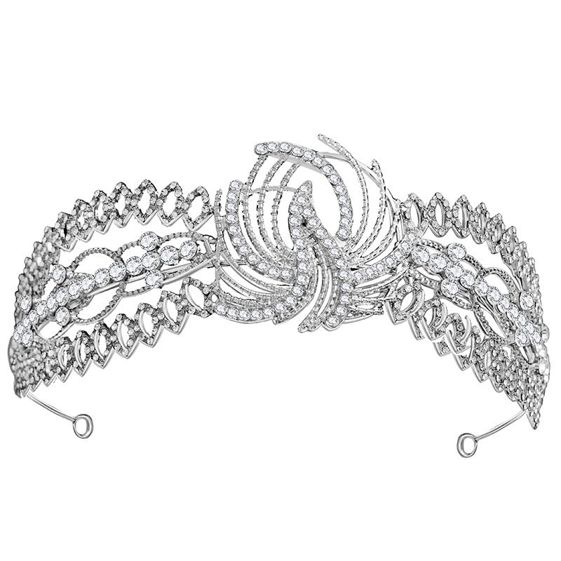 Rhinestone Wedding Hairband – Elegant Bridal Headband Jewelry & Sparkling Hair Accessories - HZ Mobile