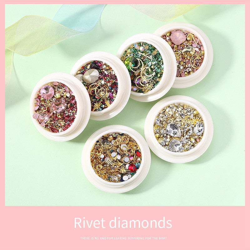 Diamond Nail Rivets – Sparkling Nail Art Jewelry Gems for DIY & Professional Manicure - HZ Mobile