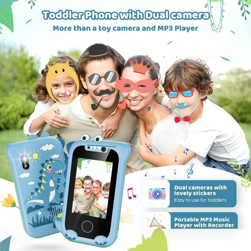 Early Childhood Education Photo Video Game Mini Bear Handheld Touch Mobile Phone Camera - HZ Mobile
