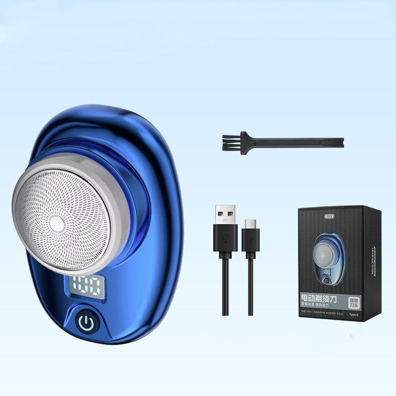 Digital Waterproof Electric Shaver – Portable Travel Razor for Men - HZ Mobile
