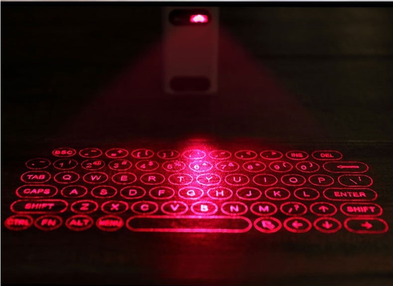 LEING FST Virtual Laser Keyboard Bluetooth Wireless Projector Phone Keyboard For Computer Pad Laptop With Mouse Function - HZ Mobile