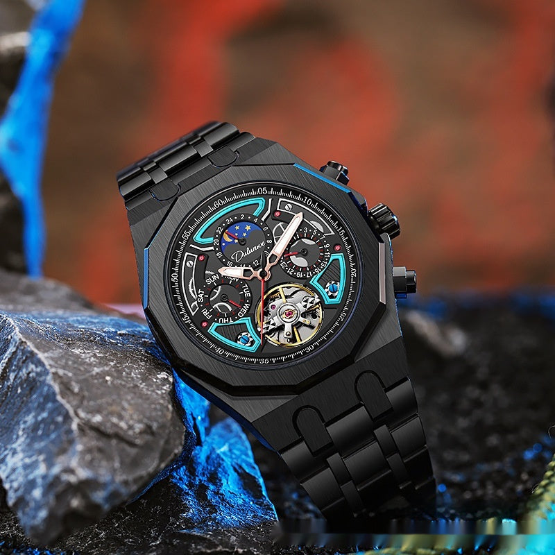 Fully Automatic Men’s Mechanical Royal Oak Sports Waterproof Watch – HZ Mobile - HZ Mobile