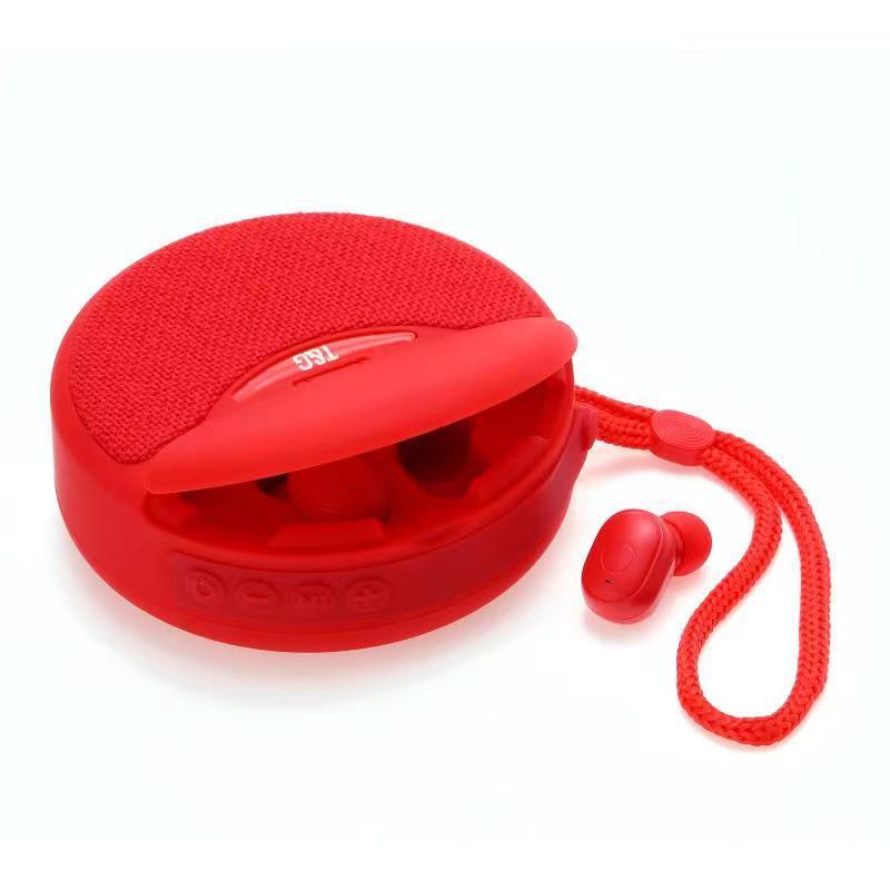 Outdoor Portable Headset Bluetooth Speaker Integrated Wireless 3D Stereo Subwoofer Music Speaker Support TF Card FM Radio - HZ Mobile