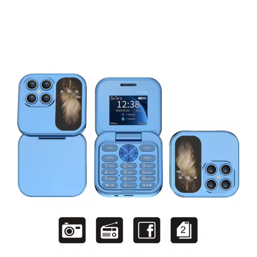Folding Screen Dual Card Dual Standby 2G Mobile Phone - HZ Mobile