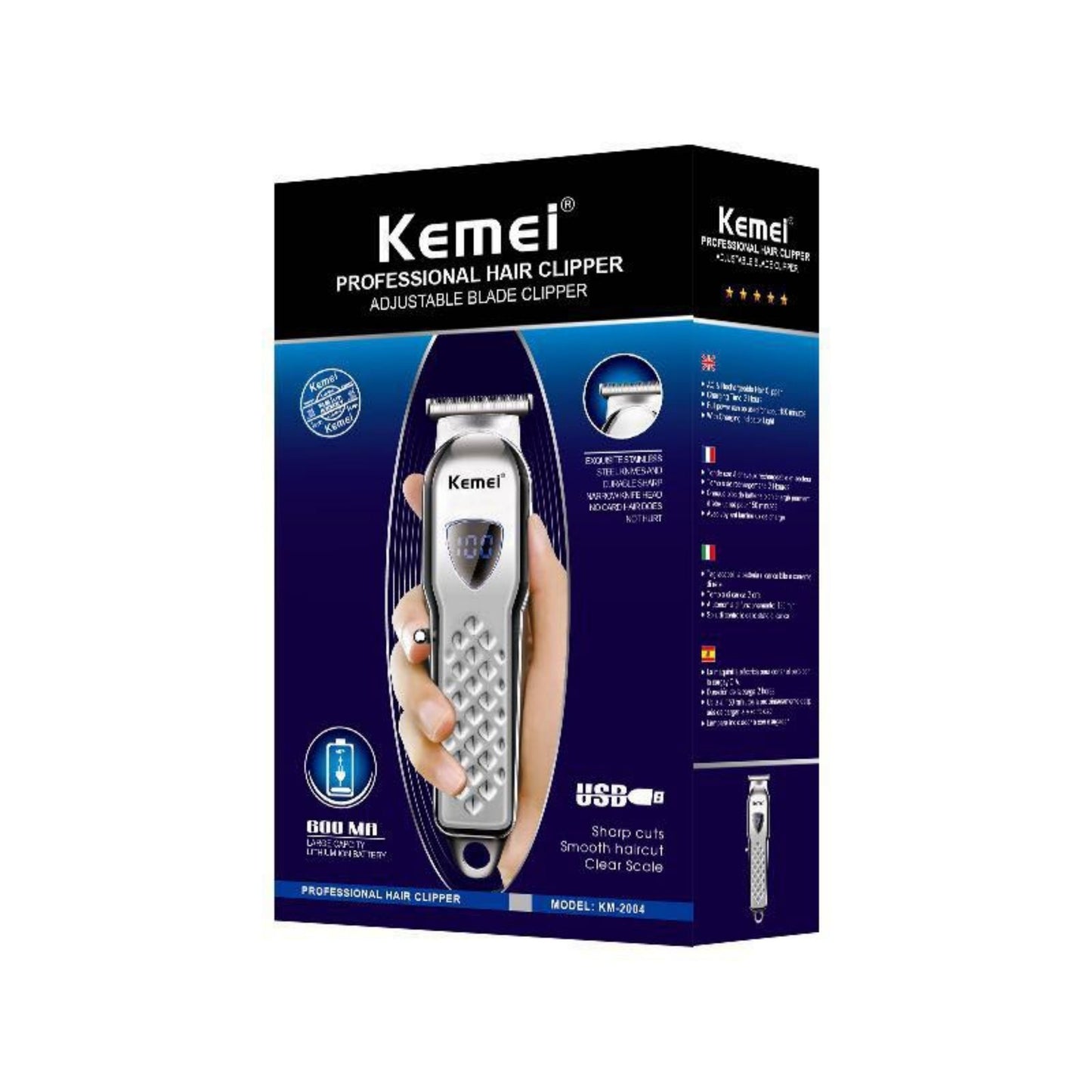 Professional Gradient Hair Clipper – Self Haircut Electric Trimmer for Fades & Styling - HZ Mobile