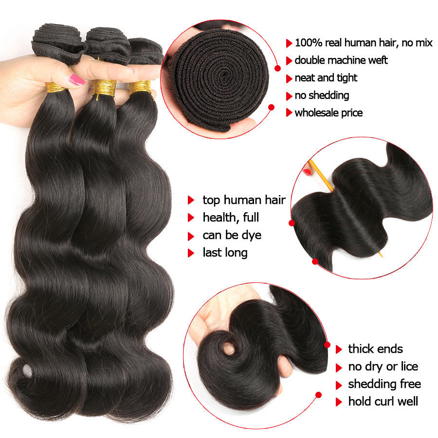 Body Wave Human Hair Bundles – 100% Real Human Hair Weave Extensions - HZ Mobile