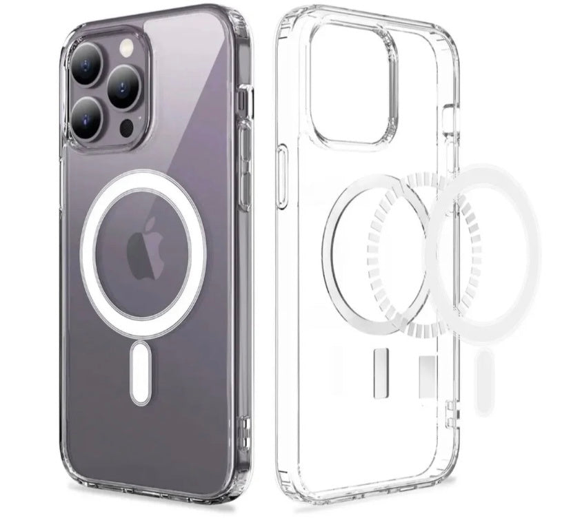 For Phone 15 14 Plus, Pro, Pro Max Case, Compatible With MagSafe, Shockproof Military - Grade Protection, Magnetic Phone Case For Phone 15 14 Plus, Pro, Pro Max, Classic Hybrid Case - HZ Mobile