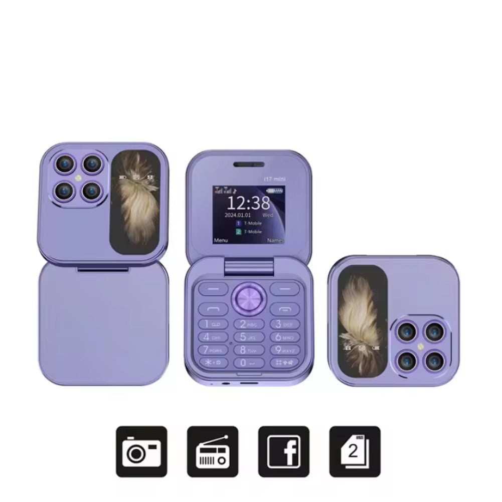 Folding Screen Dual Card Dual Standby 2G Mobile Phone - HZ Mobile