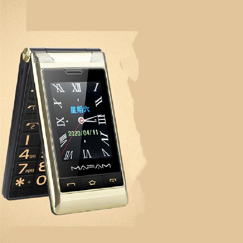 Full Network Connectivity Dual Screen Flip Cover Elderly Machine Backup Machine - HZ Mobile