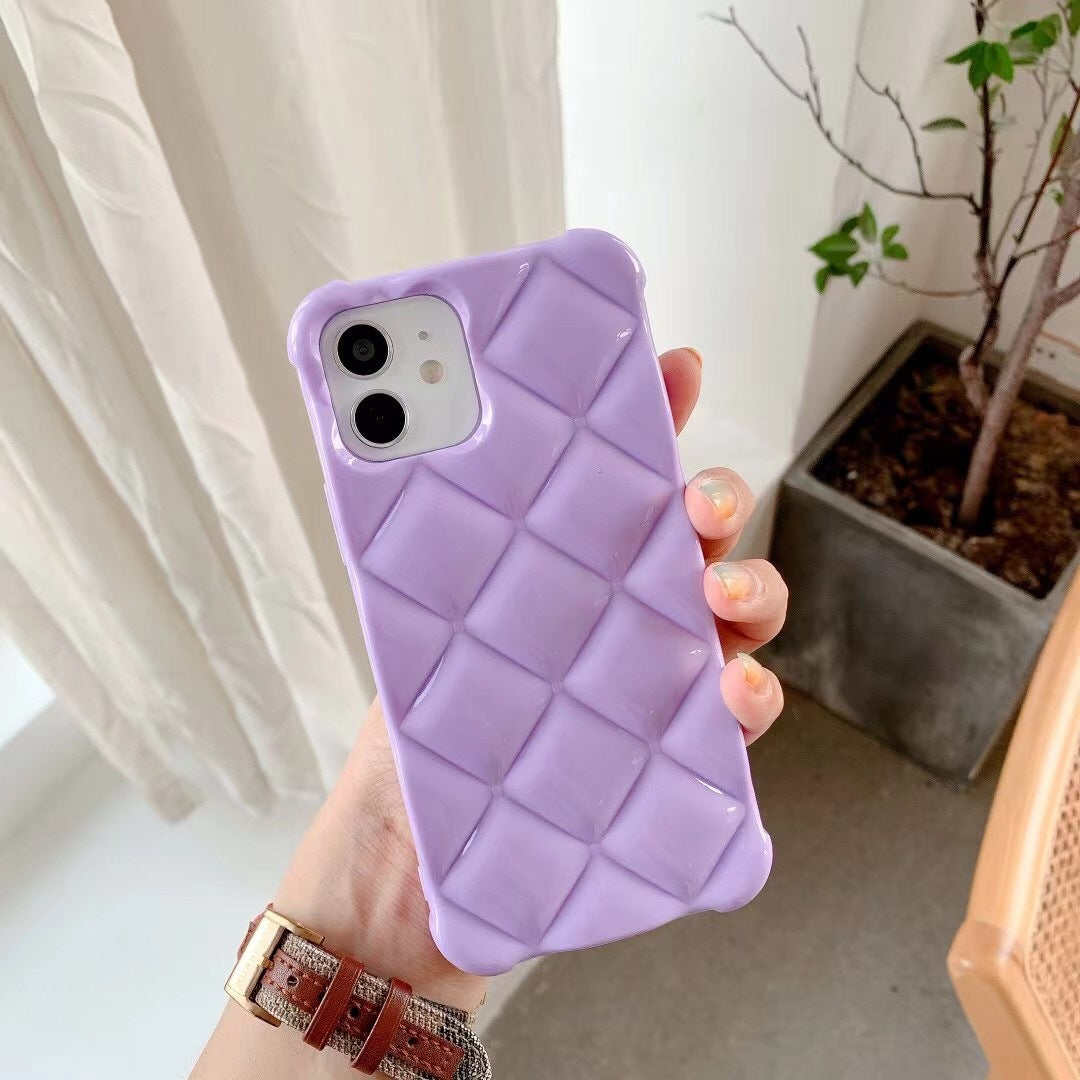 Creative Three-dimensional Rhombus Simple Mobile Phone Case - HZ Mobile