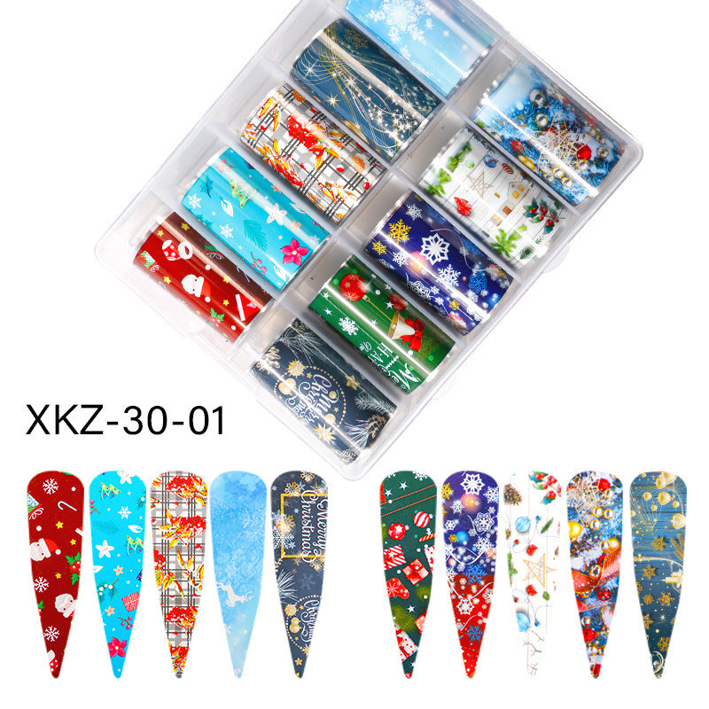 Butterfly & Star Nail Transfer Paper – Laser Foil Stickers for DIY European & American Nail Art - HZ Mobile