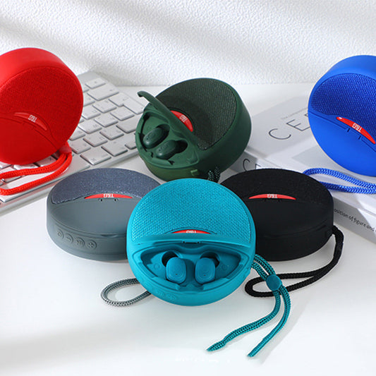 Outdoor Portable Headset Bluetooth Speaker Integrated Wireless 3D Stereo Subwoofer Music Speaker Support TF Card FM Radio - HZ Mobile