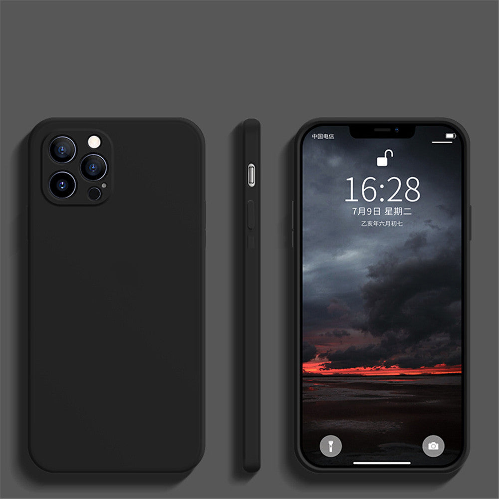 Liquid Silicone Fine Hole Straight Edge Mobile Phone Case - HZ Mobile