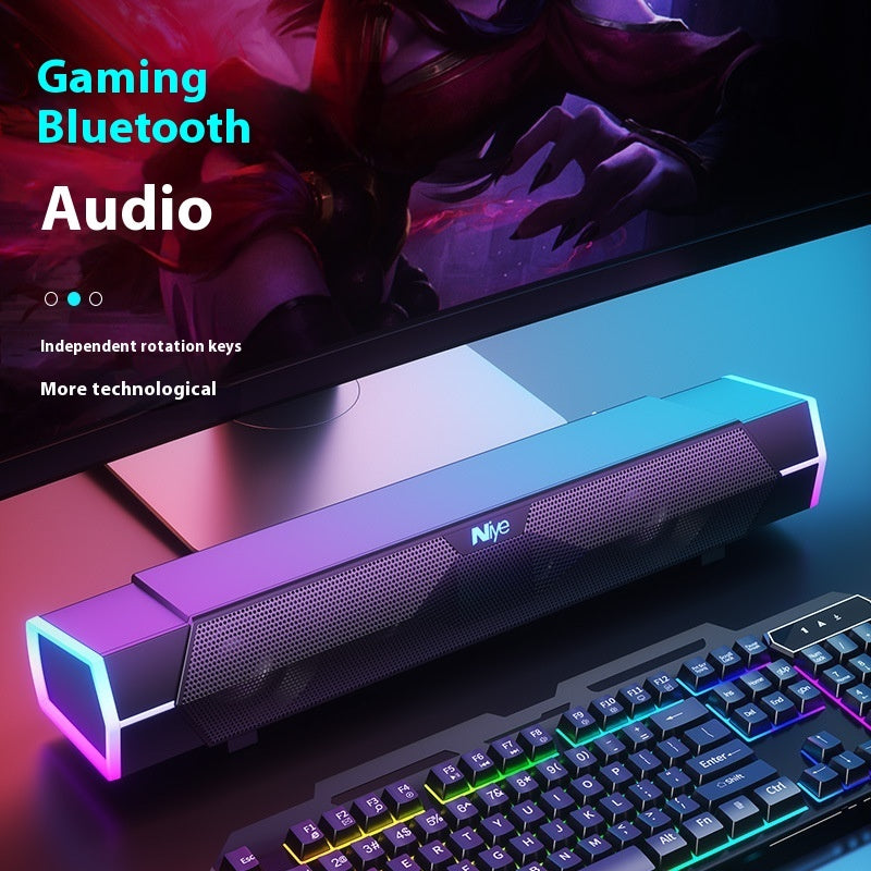Bluetooth Speaker Dual Speaker Subwoofer Theater Level Surround Computer Speaker - HZ Mobile