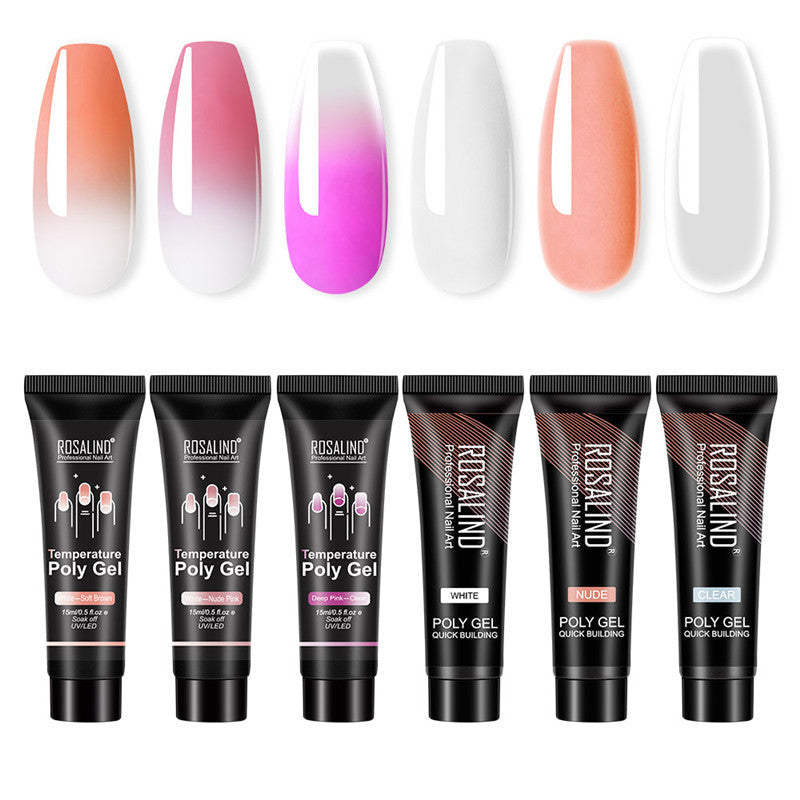 Multi-Color Nail Solid Glue – Strong Modeling Gel for Quick & Easy DIY Nail Extensions - HZ Mobile