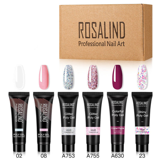 Multi-Color Nail Solid Glue – Strong Modeling Gel for Quick & Easy DIY Nail Extensions - HZ Mobile