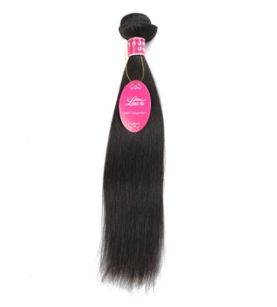 Real Human Hair Straight Wave Extensions – Natural Color Weave Bundles & Wig Hair Curtain - HZ Mobile