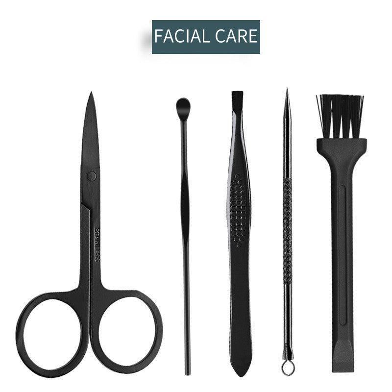 16pcs Professional Manicure & Pedicure Set – Nail Clippers, Trimmers, Ear Pick & Grooming Tools with Travel Case - HZ Mobile