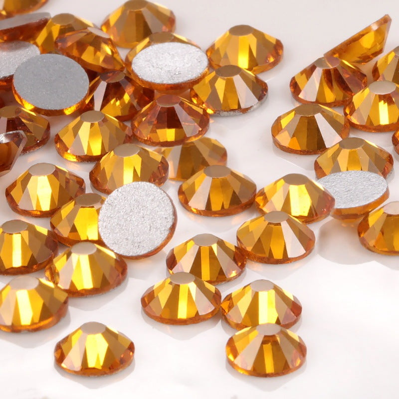 Glass Flat Rhinestones for Nail Drill – Sparkling Crystal Gems for DIY & Salon Nail Art - HZ Mobile