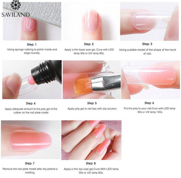 15g Colored Crystal Nail Extension Gel – Builder Glue for DIY & Professional Nail Art - HZ Mobile