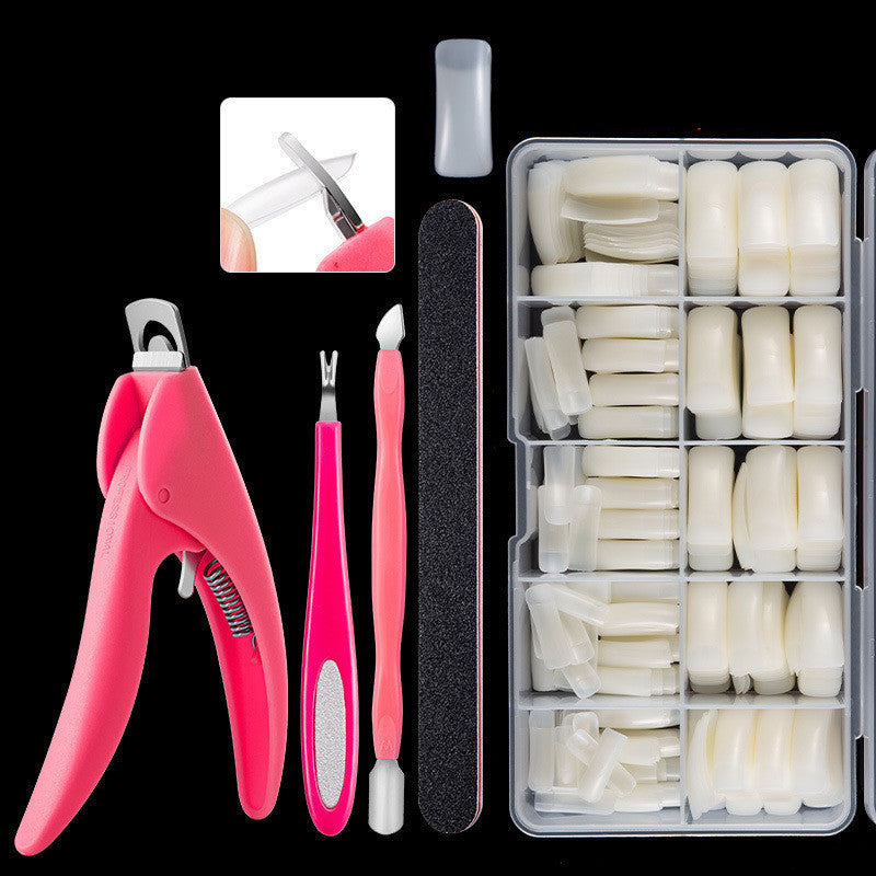 500 Pcs French Fake Nails – Full Cover Acrylic Nail Tips for DIY Manicure & Nail Art - HZ Mobile