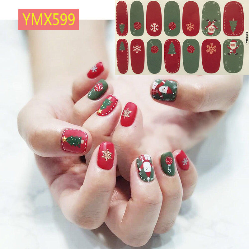 Christmas Nail Stickers – Festive Holiday Nail Art Decals for DIY & Professional Manicure - HZ Mobile