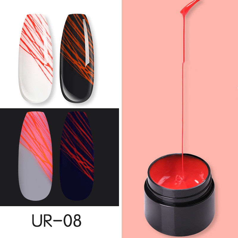 Luminous Spider Nail Gel – UV Glow Nail Art Gel Polish for DIY & Salon Manicure - HZ Mobile