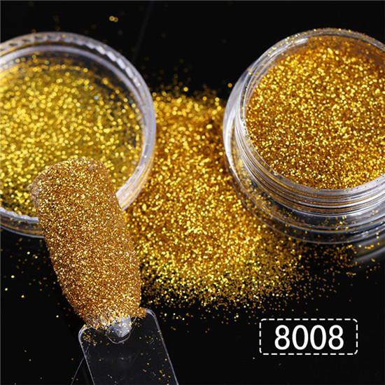Holographic Nail Glitter Powder – Sparkling Fine Dust for Acrylic, Gel & DIY Nail Art - HZ Mobile