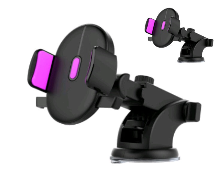 Car Phone Holder Long Rod Telescopic Car Dashboard Suction Cup Type - HZ Mobile