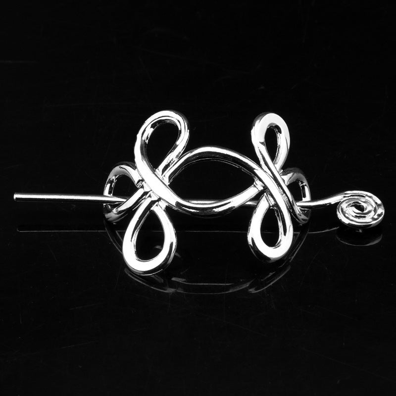 Retro Metal Rod Sliding Hairpin – Elegant Women’s Hair Jewelry & Stylish Hair Accessories - HZ Mobile