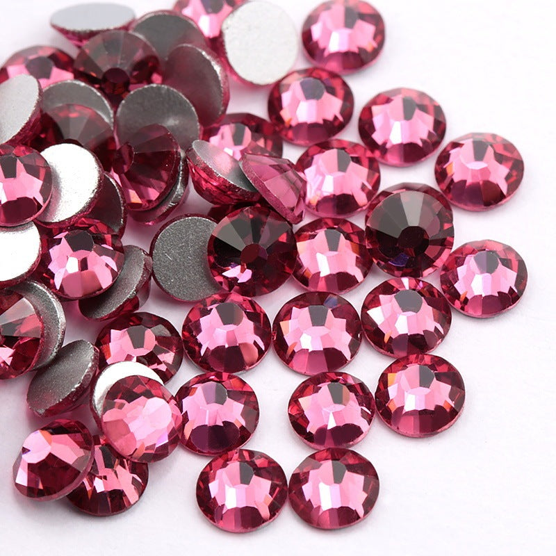 Glass Flat Rhinestones for Nail Drill – Sparkling Crystal Gems for DIY & Salon Nail Art - HZ Mobile