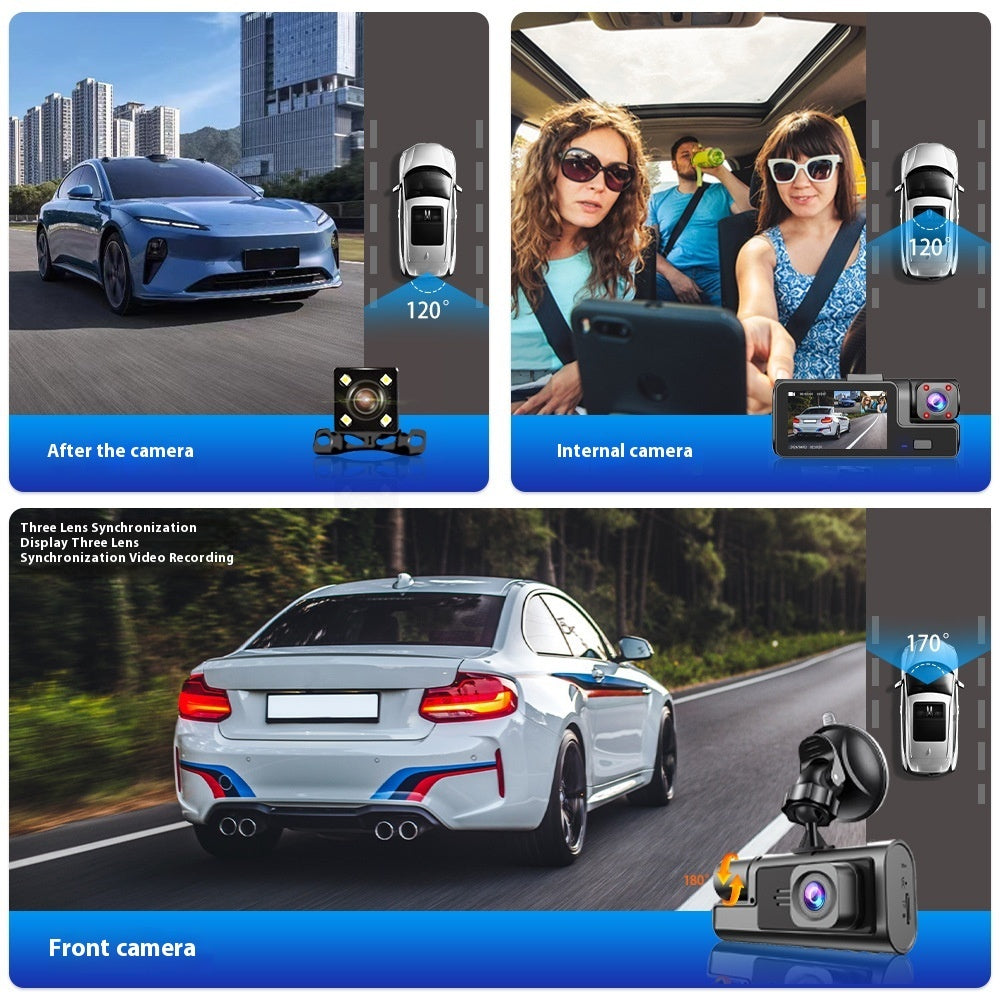 Driving Recorder Supports WiFi Mobile Phone Interconnection Reversing Image - HZ Mobile