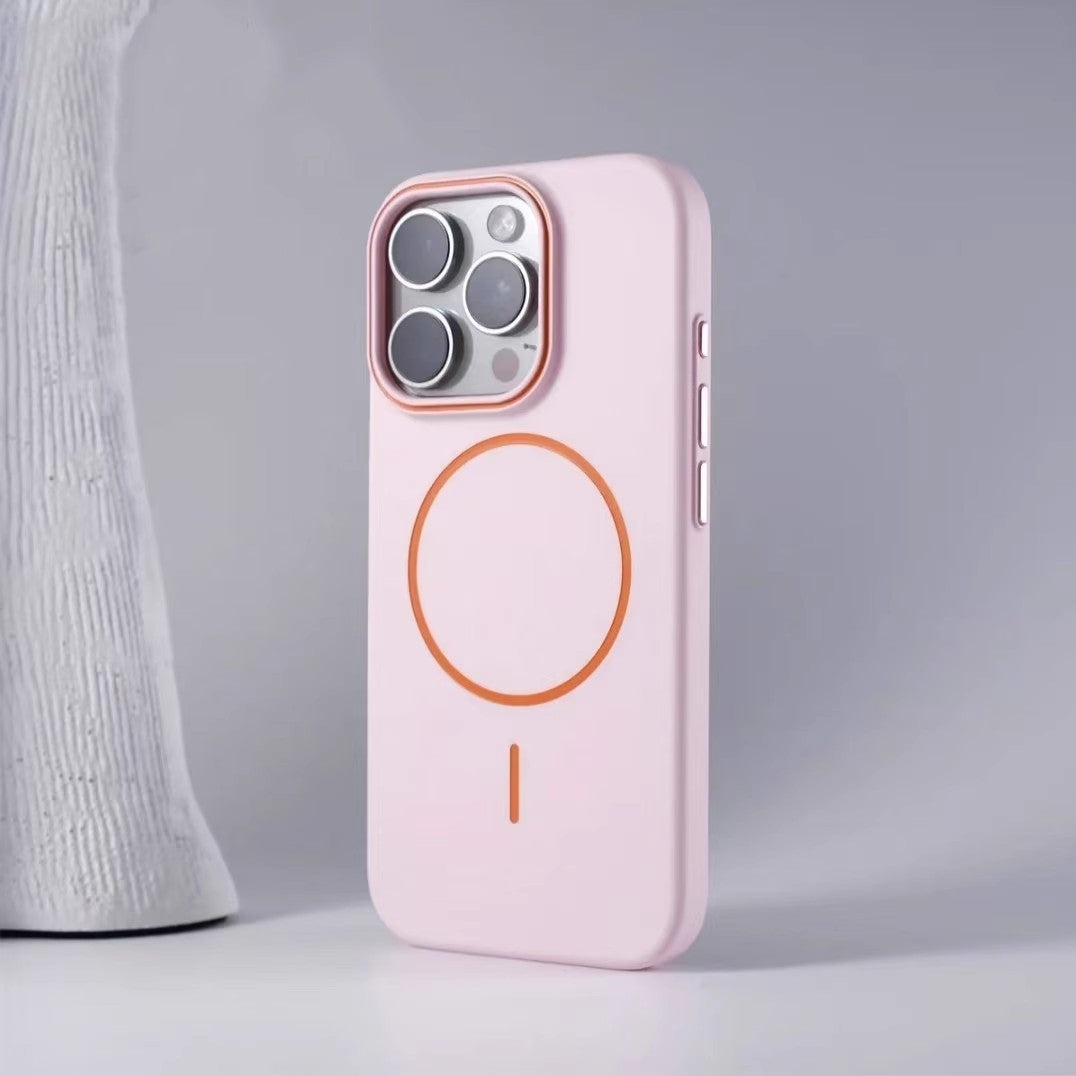 Applicable To IPhone16 Phone Case Skin-feeling Frosted Pc Magnetic Protective Sleeve - HZ Mobile