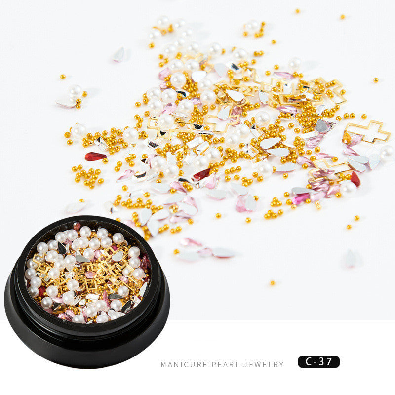 Copper Round Rivets & Sequins – Xingyue Nail Drill Ornaments for DIY Acrylic & Gel Nail Art - HZ Mobile
