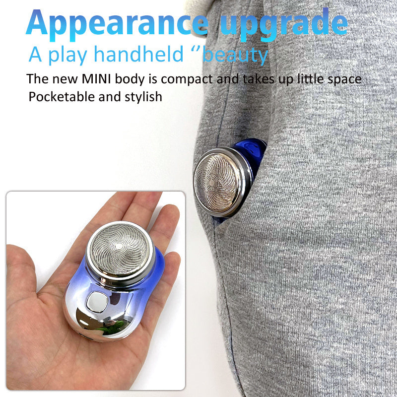 Mini Portable Electric Shaver for Men – Cordless USB Rechargeable, Wet & Dry, Painless - HZ Mobile