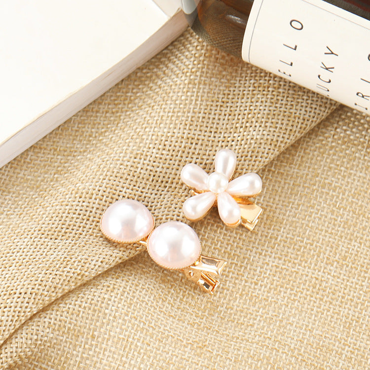 Slip-On Pearl Bow Hair Clip – Elegant Barrette for Women & Girls Hairstyles - HZ Mobile