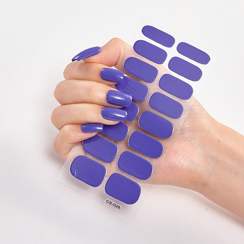 Colorful Letter Nail Stickers – Full Sheet Nail Art Decals for DIY & Salon Manicure - HZ Mobile