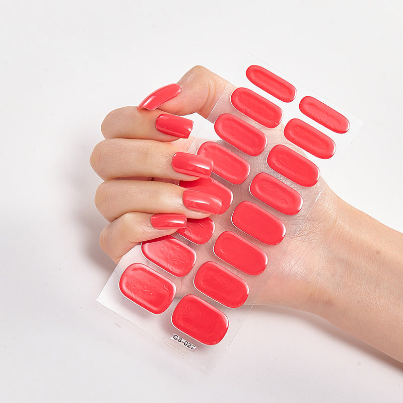 Colorful Letter Nail Stickers – Full Sheet Nail Art Decals for DIY & Salon Manicure - HZ Mobile