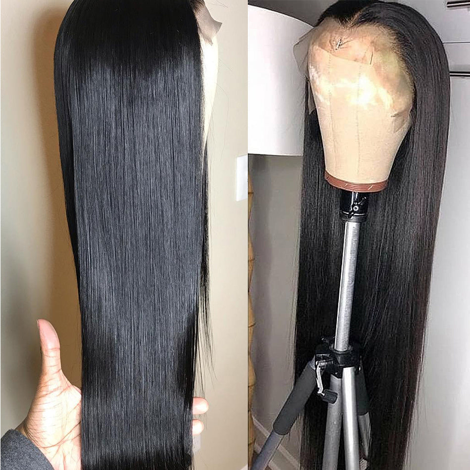 Long Straight Synthetic Wig – European & American Fashion Style Chemical Fiber Headgear - HZ Mobile