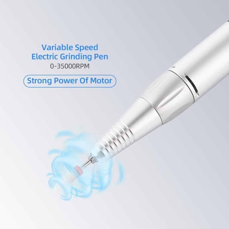 Professional Portable Nail Drill Machine – Salon Manicure & Pedicure Electric Drill for Acrylic & Gel Nails - HZ Mobile
