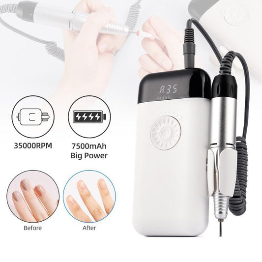 Professional Portable Nail Drill Machine – Salon Manicure & Pedicure Electric Drill for Acrylic & Gel Nails - HZ Mobile