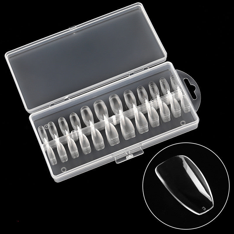 Ultra-Thin Seamless French Fake Nails – 100 Pcs Nail Art Box for DIY & Salon Manicure - HZ Mobile