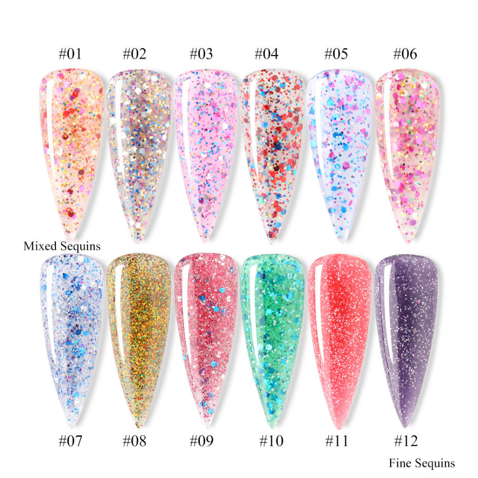 Glitter Crystal Nail Extension Glue – Strong Adhesive Gel for DIY & Salon Nail Art - HZ Mobile