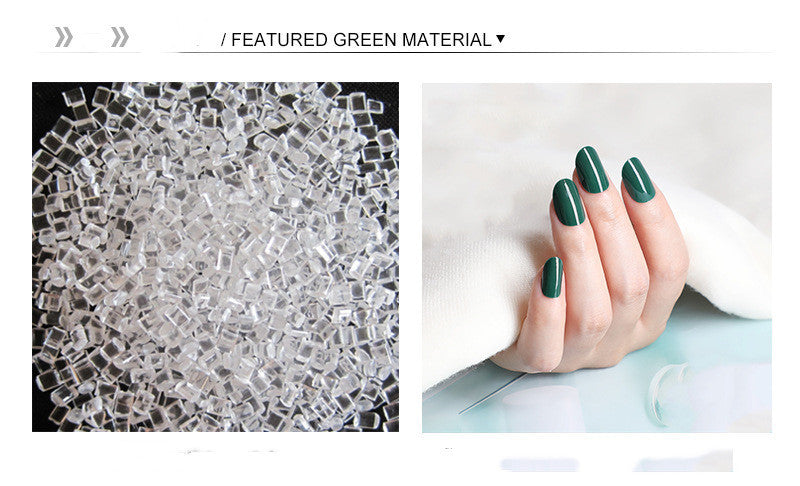 Finished Nail Art Set – Glitter Sugar Snow Powder Wearable Press-On Nails for DIY & Salon - HZ Mobile