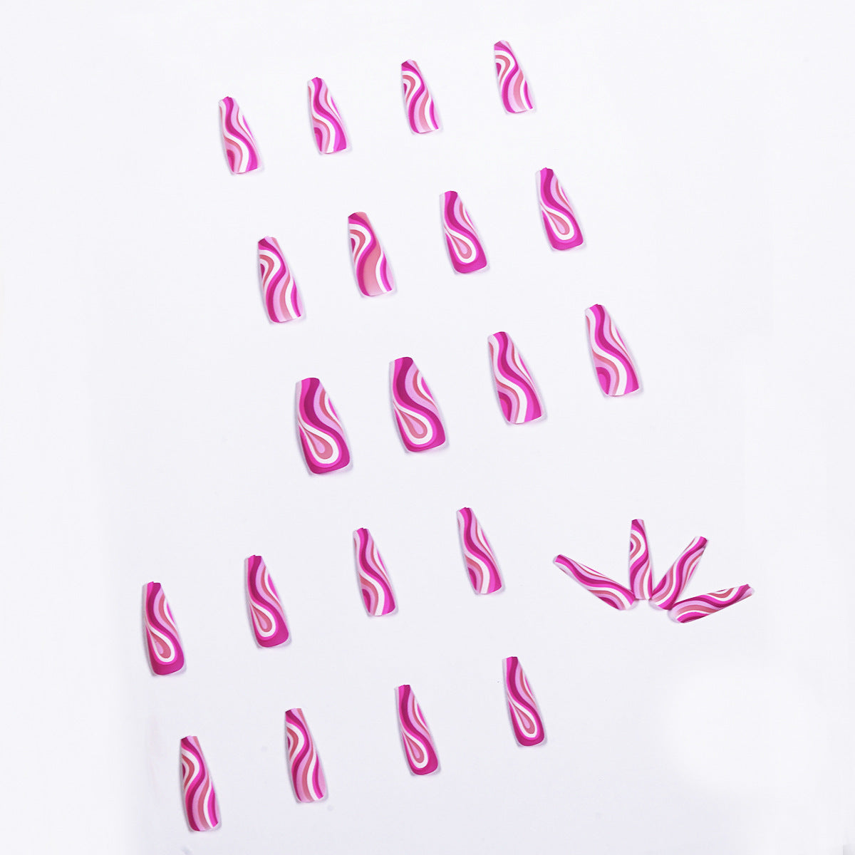 Detachable Artistic Press-On Nails – Reusable False Fingernails with Tips for Salon-Quality Manicure at Home - HZ Mobile