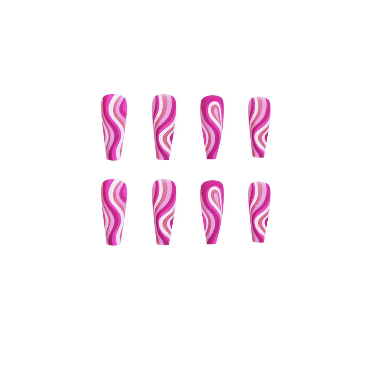Detachable Artistic Press-On Nails – Reusable False Fingernails with Tips for Salon-Quality Manicure at Home - HZ Mobile