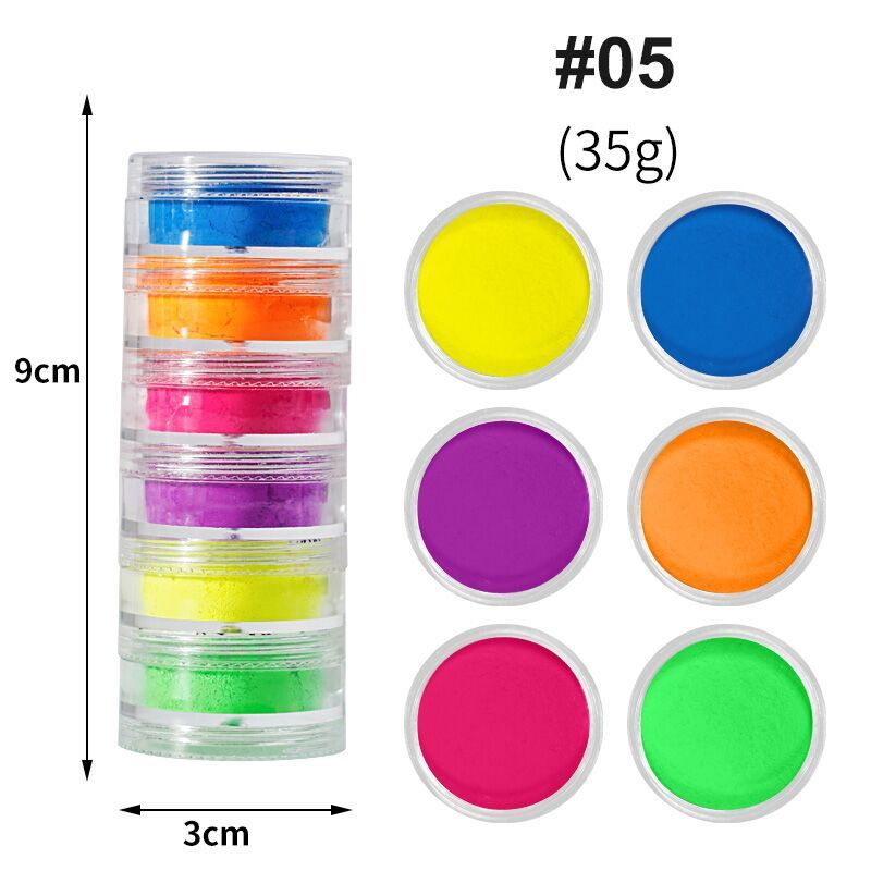 6 Colors Pearl Powder – Shimmer Dyed Pigment for Nails, Crafts & Resin Art - HZ Mobile